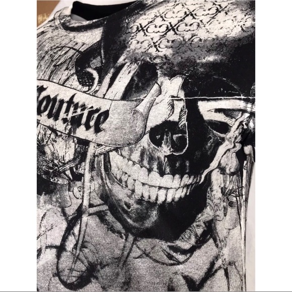 XTREME COUTURE by AFFLICTION Men T-Shirt CROSSED D - Picture 7 of 8